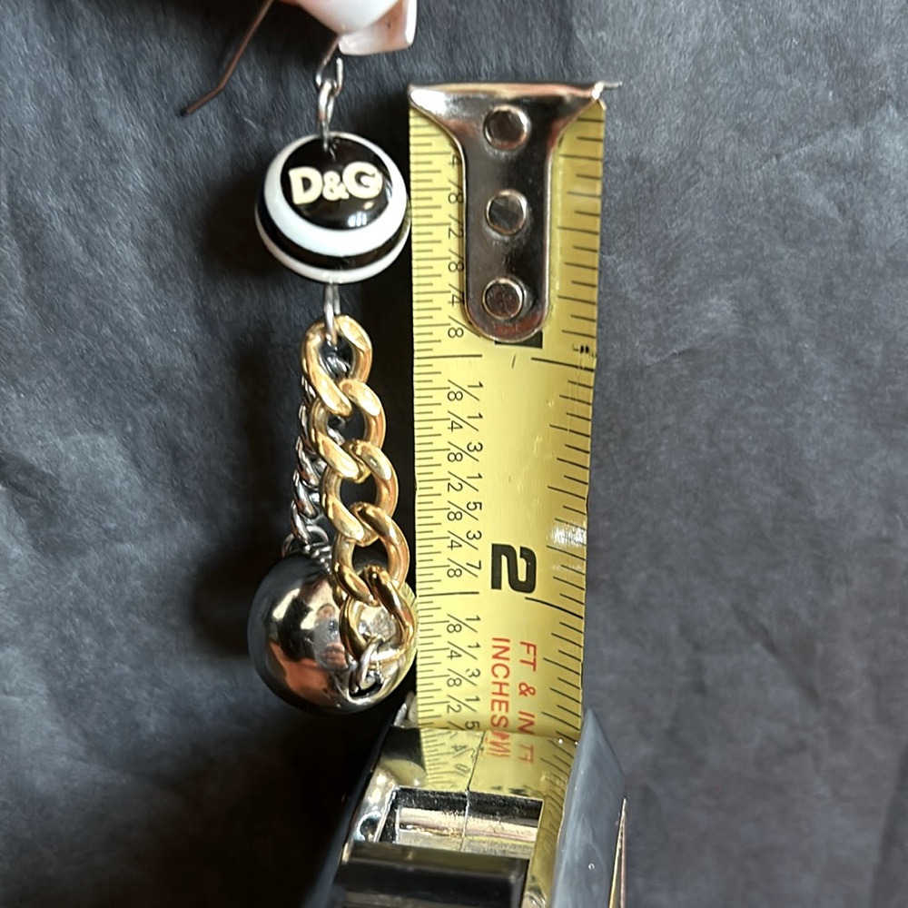 Dolce and Gabbana vintage drop chain earrings - Picture 4 of 4